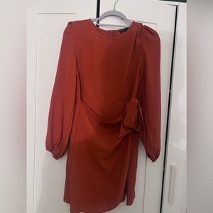 Shein Rust Orange Dress